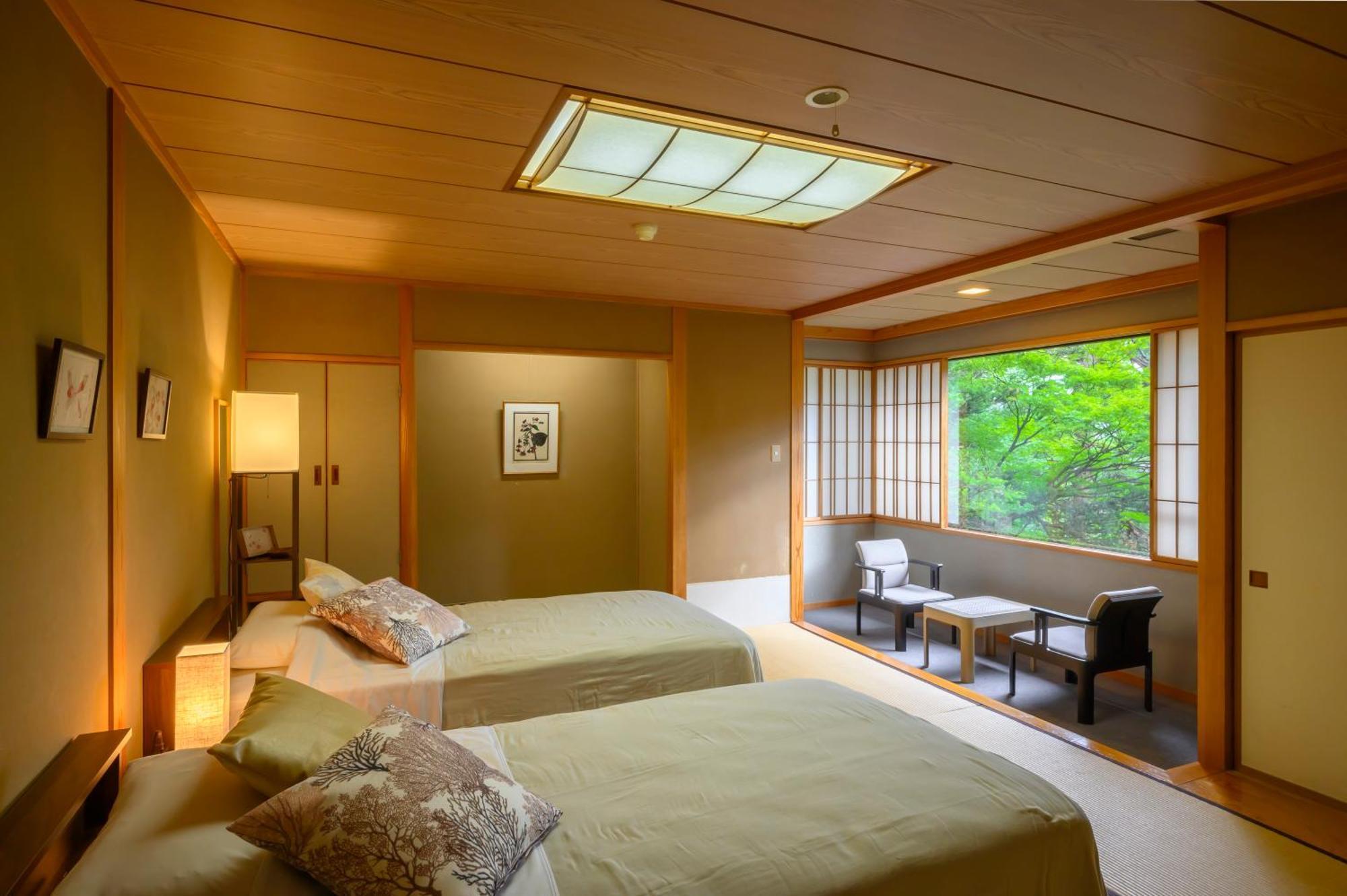 Senkeien Tsukioka Hotel Kaminoyama Exteriér fotografie